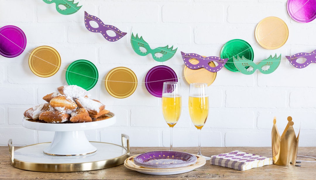Mardi Gras Coins Banner - Etsy
