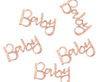 Baby Shower Confetti - Rose Gold