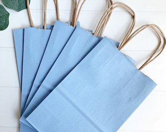 Blue Favor and Gift Bags - Small