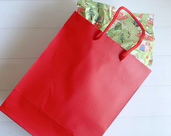 Red Matte Gift Bags