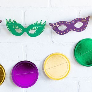 Mardi Gras Masks Banner