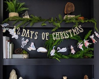 12 Days of Christmas Banner Set