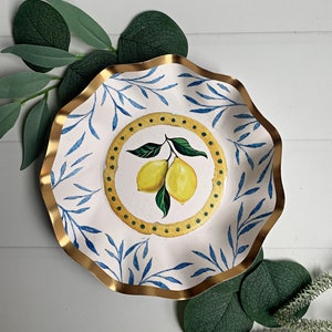 Lemon Dessert and Appetizer Bowls