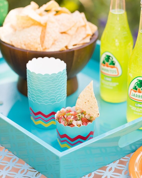 Final Fiesta Party Snack Cups by EnFete Catch My Party