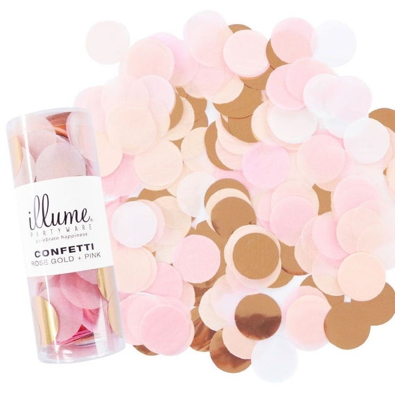 Rose Gold and Blush Confetti Il_570xn