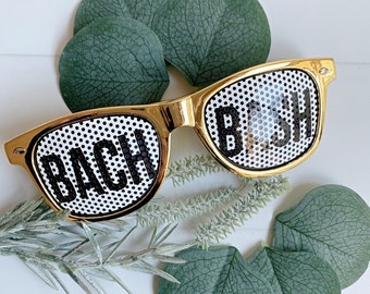 Bach Bash Glasses - Gold