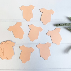 Sweet as a Peach Bodysuit Confetti | Little Pumpkin Baby Shower Decorations