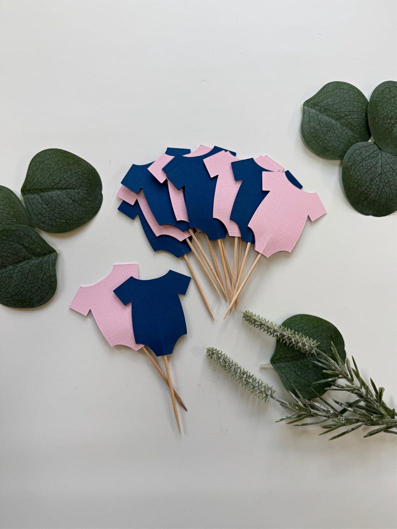 EnFete Bowties or Bows Gender Reveal Napkins - Thumbnail 3