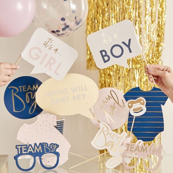 Gender Reveal Photo Props Il_570xn