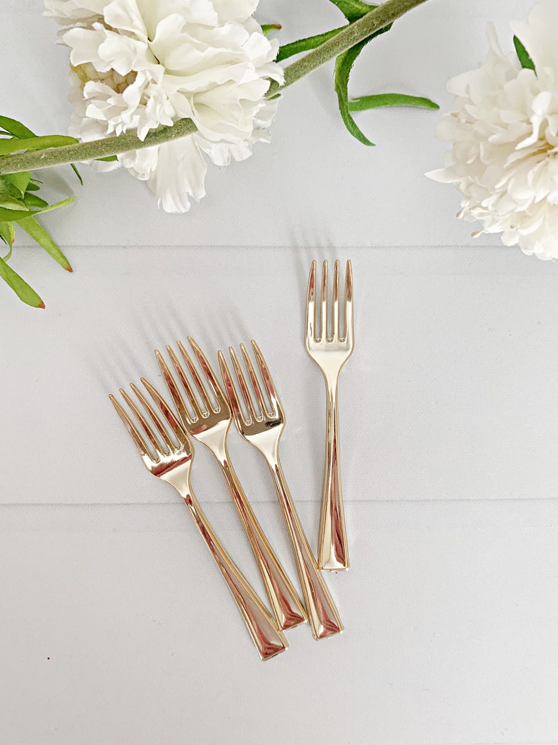 Charcuterie Forks - Gold Mini 