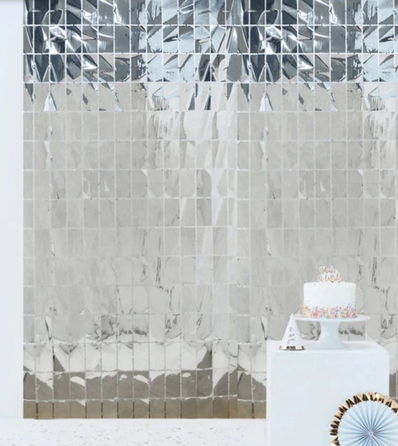 Disco Tile Backdrop Curtain by EnFete Catch My Party