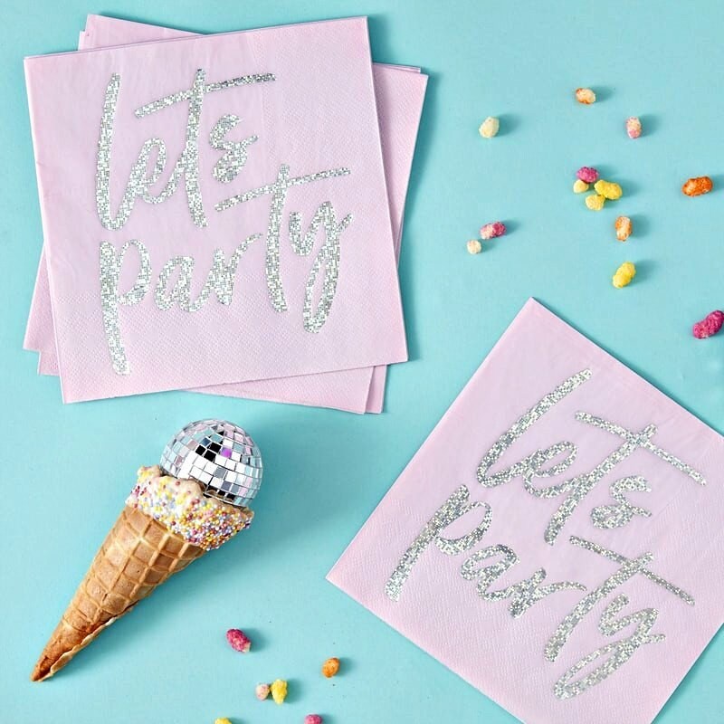 Let's Party Disco Napkins