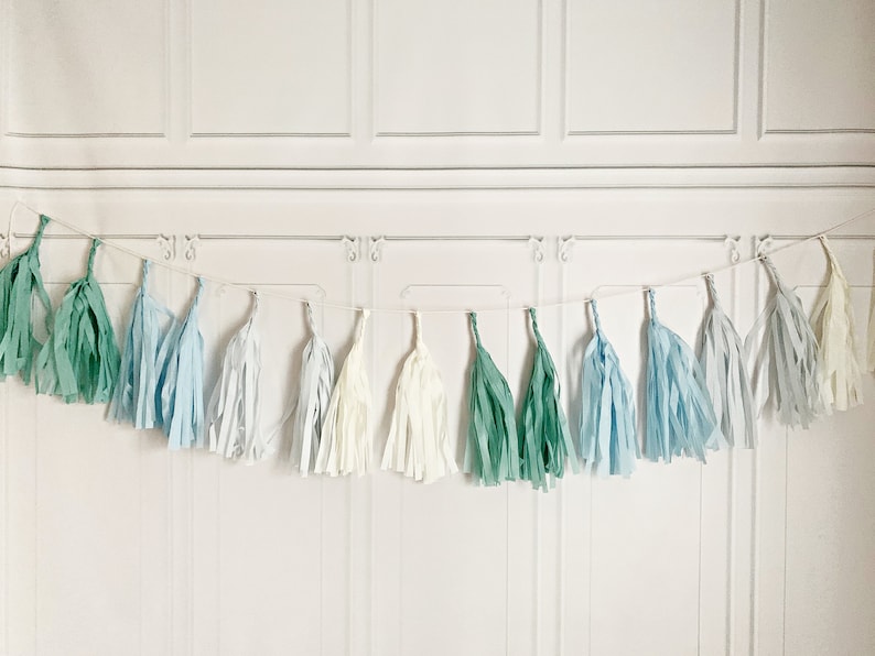 Sage Green & Dusty Blue Confetti - Perfect for Oh Boy Baby Shower, Bridal Showers and Weddings bild 10