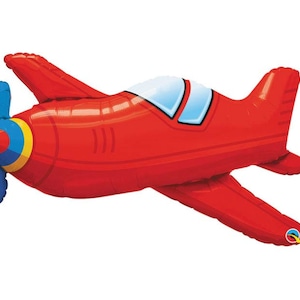 Red Airplane Balloon