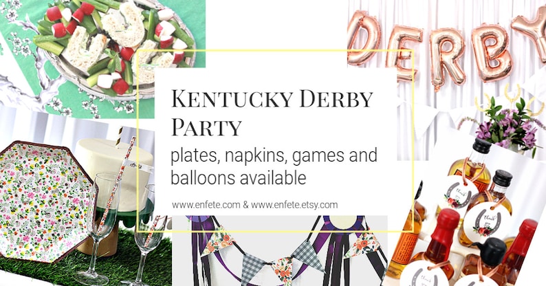Kentucky Derby Hat Custom Drink Stirrers image 7