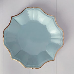 Light Blue Dessert Plates