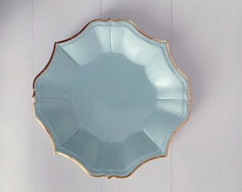 Light Blue Dessert Plates