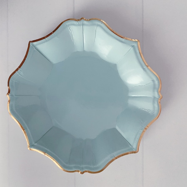 Light Blue Dessert Plates Etsy