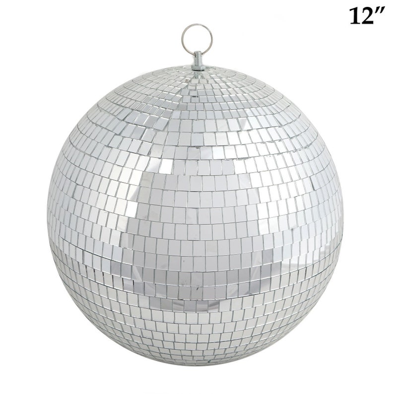 A gorgeous accent to your glamorous party - these mirrored foam core disco balls are lighter weight and perfect to hang for your disco party, bachelorette party, birthday or New Year's Eve bash!