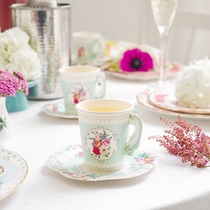 Paper Tea Cups - Tea Party Decor