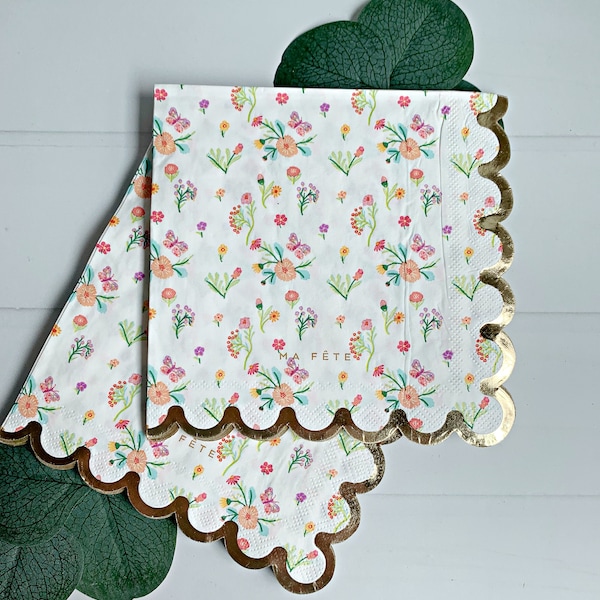 Tea Party Napkins Etsy
