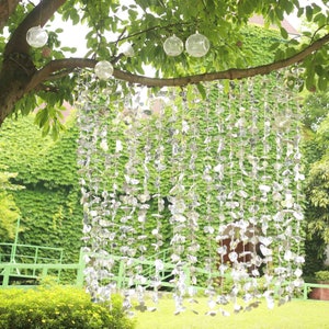 Floral Bridal Shower Photo Booth Backdrop - Silver