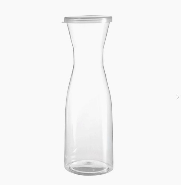 Tomnk Glass Carafe with Lids, Carafe Set for Mimosa Bar, 1 Liter Set of 3  Glass Pitchers Mimosa Bar Supplies, Juice Carafes & Pitchers for Brunch  Iced