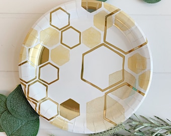 Sweet as Can Bee Dessert Plates