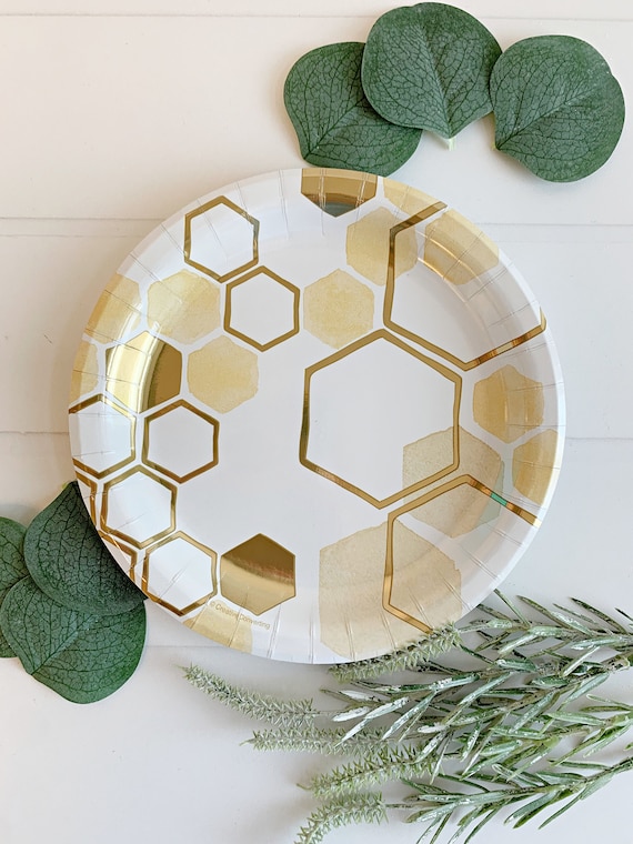 Sweet as Can Bee Dessert Plates