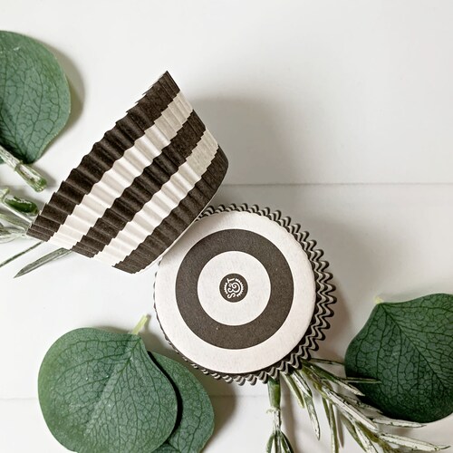 Black & White Checkers Standard Cupcake Liners Etsy