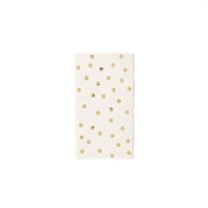 Gold Polka Dot Napkins