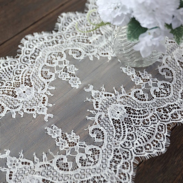 Ivory Lace Table Runner