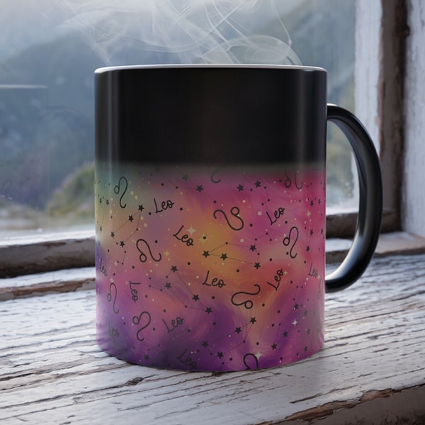 Coffee Mug With Leo Etsy