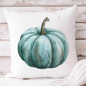 Teal pumpkin pillow hotsell