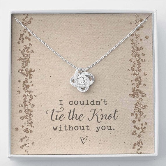 i couldn t tie the knot without you bracelet