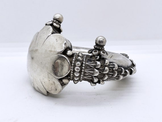 Ancient high quality silver tribal bracelet ankle… - image 9