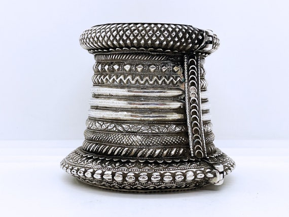 Antique Chura Choora Chuda bracelet in sterling s… - image 4