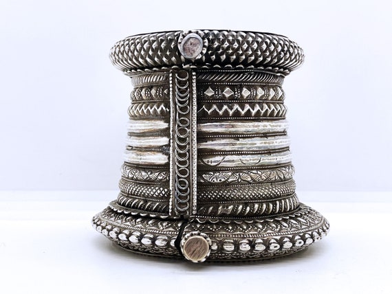 Antique Chura Choora Chuda bracelet in sterling s… - image 2