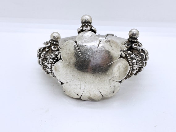 Ancient high quality silver tribal bracelet ankle… - image 4