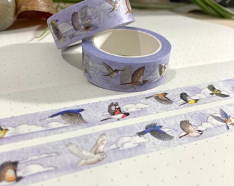 Birds In Flight Washi Tape