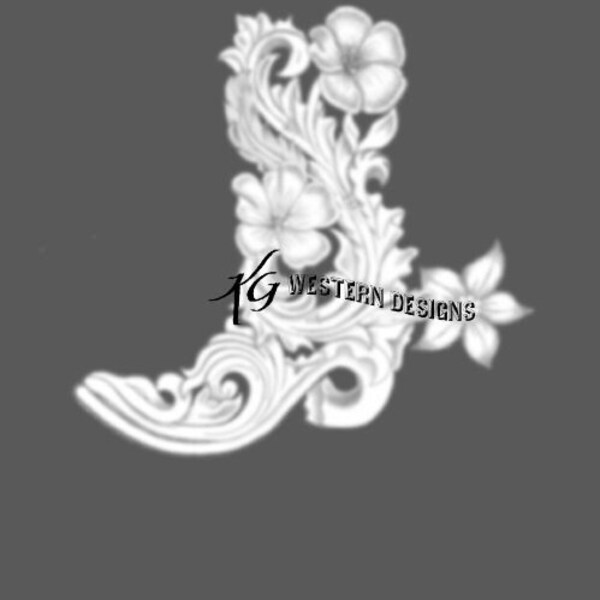 Leather Boot Pattern Etsy