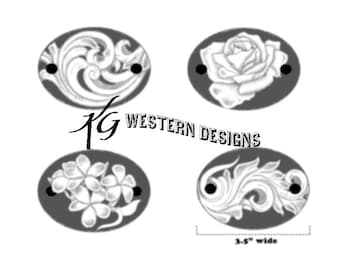 Leather Hair Slides, Barrettes- 4 Different Designs- Pattern Pack Download