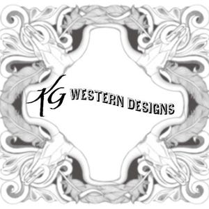 Western Cow Skull Feathers & Vines Leather Tooling Corner Tracing Pattern Design