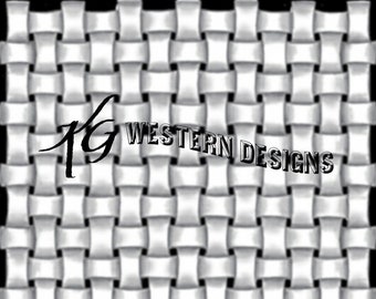 Straight Basketweave Leather Tooling Tracing Design Pattern PDF Download