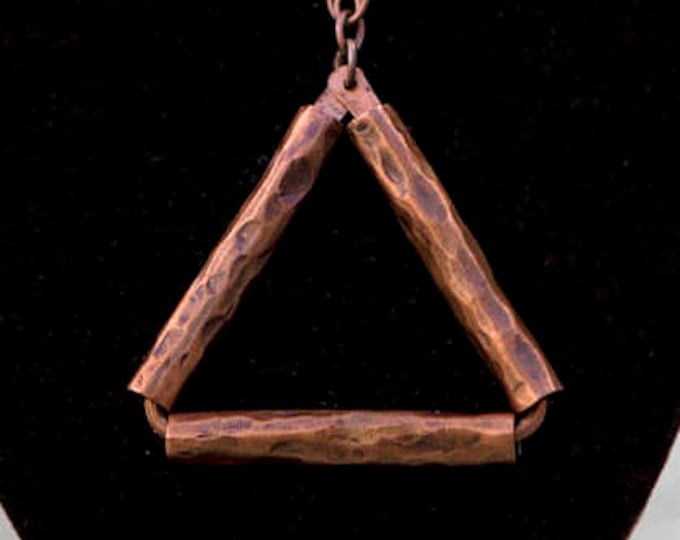 Antiqued Handmade Copper Pendant