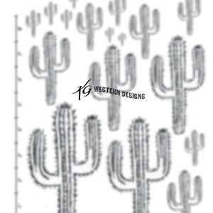 Op de afbeelding: Zwart-witte lijntekening van verschillende cactussen. De illustratie toont een verscheidenheid aan cactusvormen en -maten, waaronder hoge, slanke cactussen en korte, ronde cactussen. De illustratie is perfect voor gebruik in een verscheidenheid aan creatieve projecten, zoals scrapbooking, kaartmaken en interieurdecoratie.
