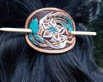 Leather Hair Slides, Barrettes, Clips- 4 Different Designs- Pattern Pack Download