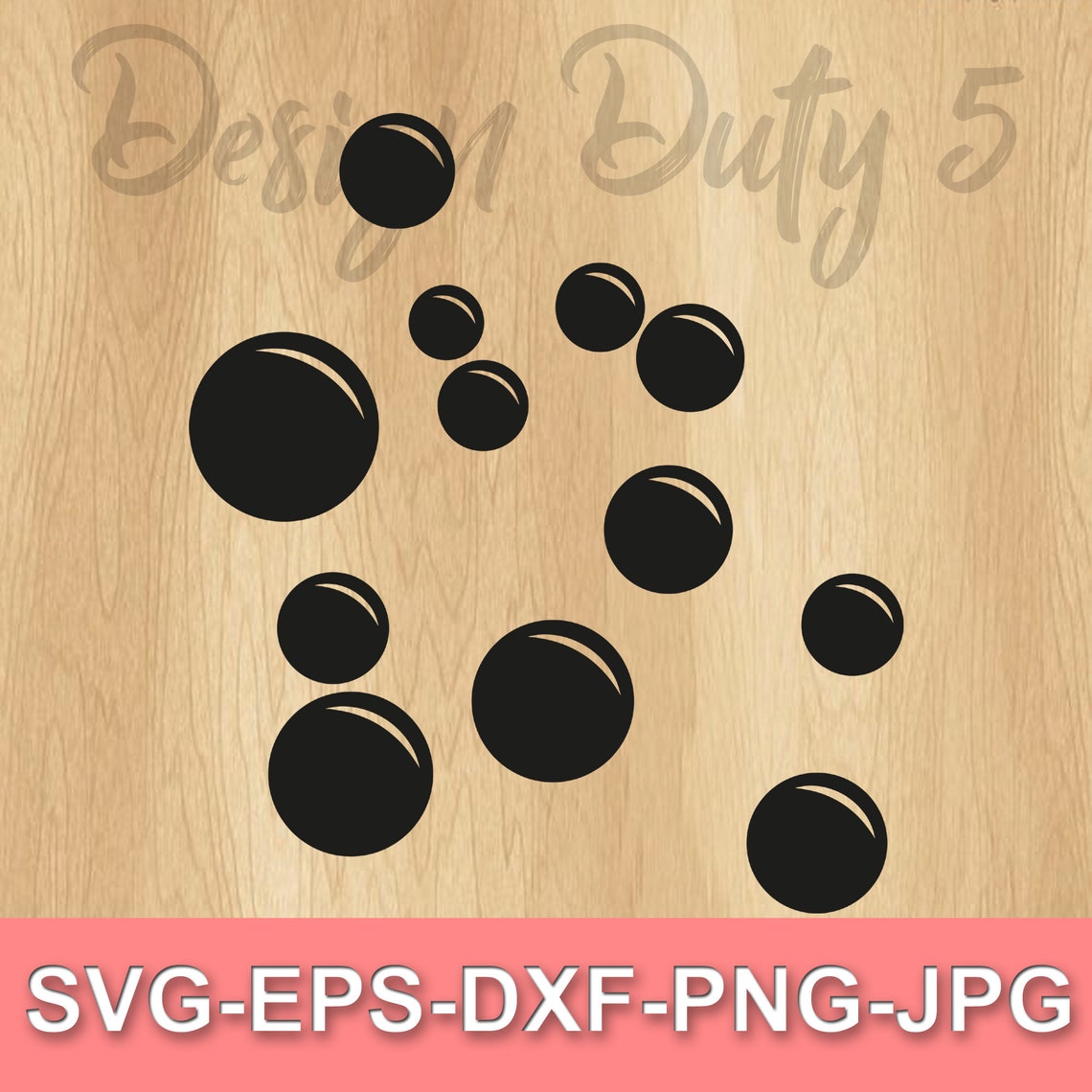 Bubbles Svg Eps Dxf Jpg Png Cut File Cricut and - Etsy