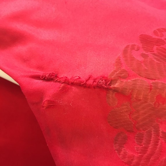 Japanese Chinese Robe - Red Silk - Reduced! - image 5