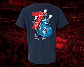 Trust The Process Shirt True Navy - Sixers Basketball Shirt - Unique 76ers Shirt - NBA Shirt - Philadelphia Sports - Philly Gifts